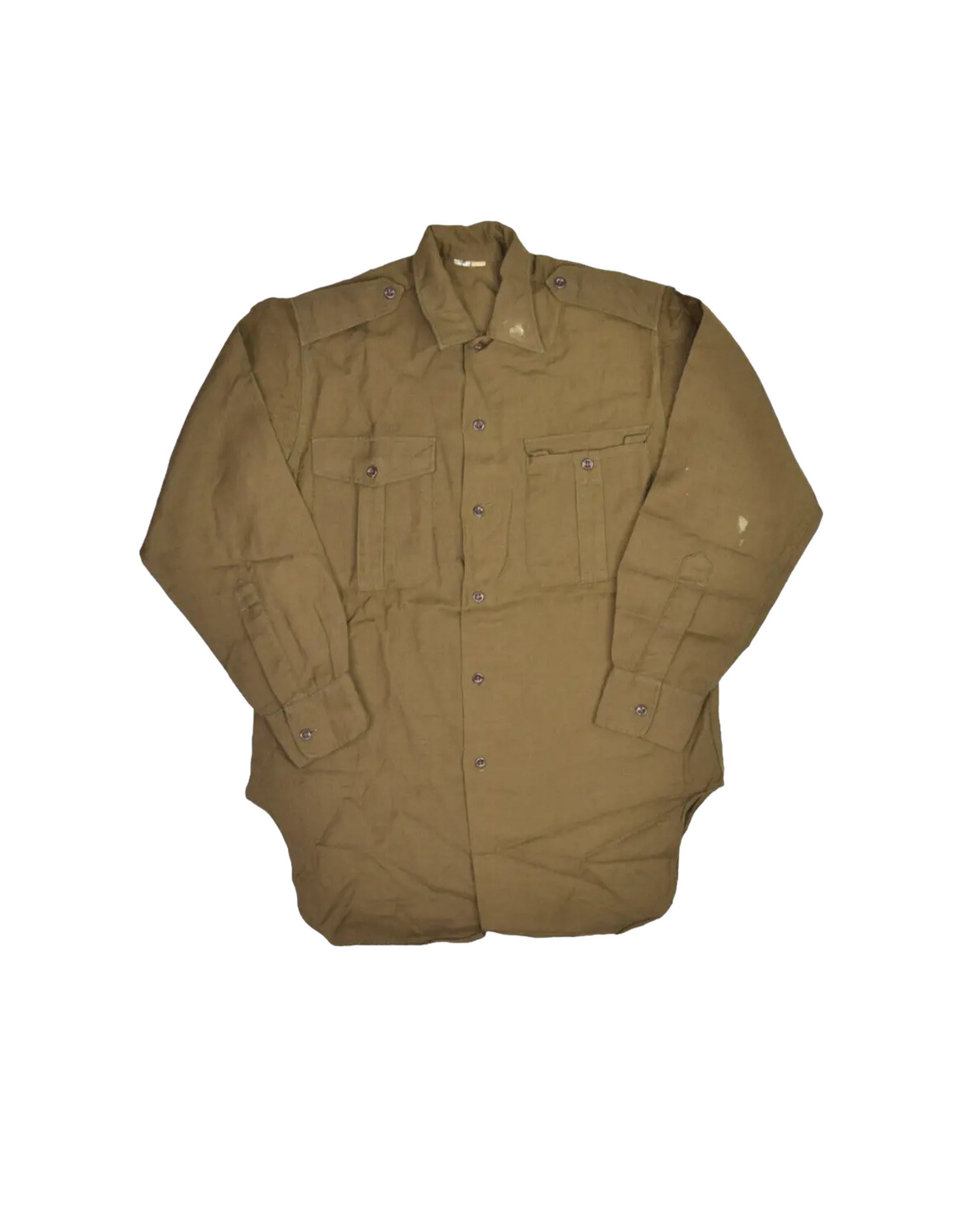 1950s WW2 French Military Field Button Up