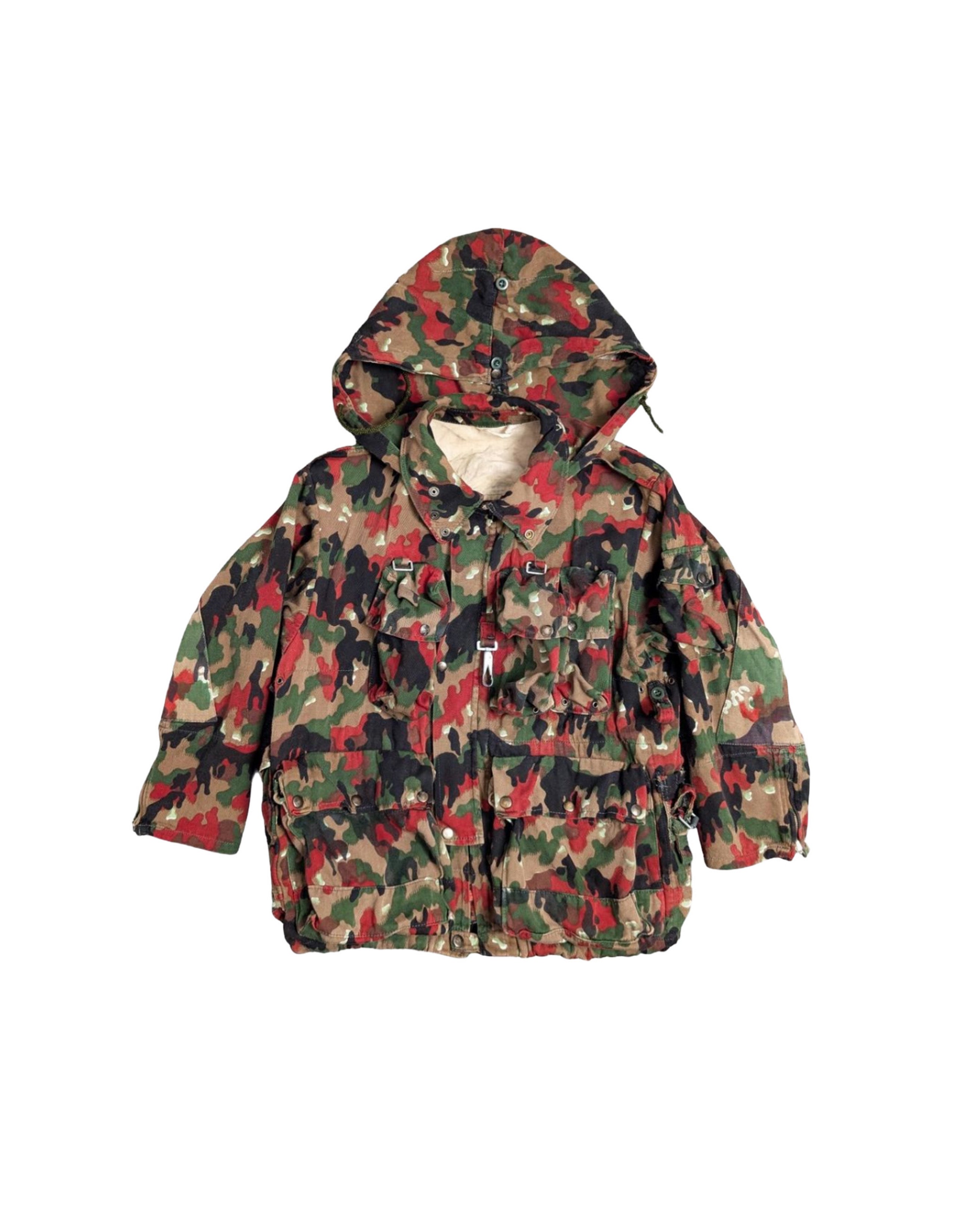 1980s Swiss Military "Alpenflage" Cold War Field Jacket